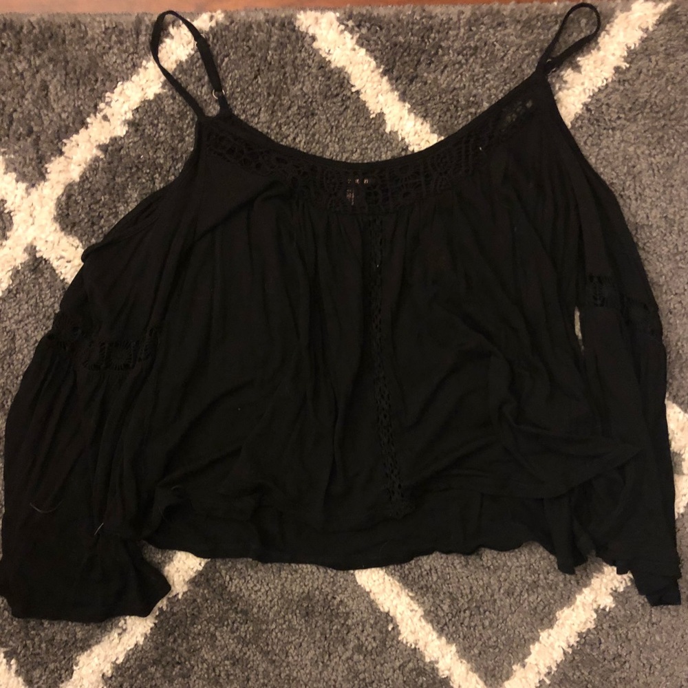 Cold Shoulder Blouse - Picture 2 of 6
